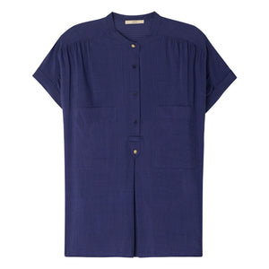 Sessùn - Camille Bluse | Marineblau