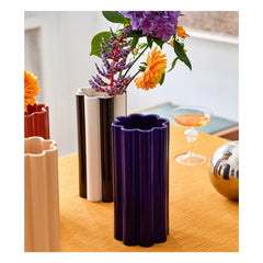 The Socialite Family - Duetto Solo Ceramic Vase | Midnight Blue