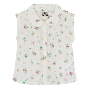 Bonton - Lorelei Blumensträuße Claudine-Kragenhemd | Ecru
