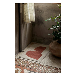 Ferm Living - Lay Bath Mat | Red brick