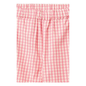 Copenhagen Colors - Pied de Poule organik pamuk pantolon | Pembe