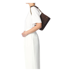 Jérôme Dreyfuss - Lulu M Leopard Bag | Brown