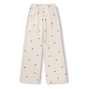 Molo - Anna Cœurs Organic Cotton Jogger Pants | Ecru