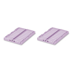 Liewood - Weston Katlanabilir Kasalar - 2'li Set | Açık lavanta