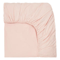 Suite 702 - Organic Percale Fitted Sheet | Blush
