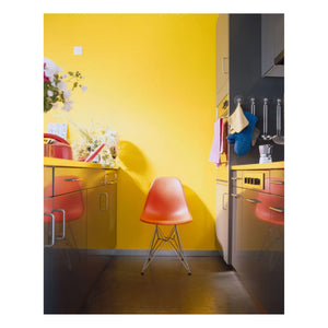 Vitra - DSR Plastik sandalye - krom çerçeve - Charles & Ray Eames | Rouge coquelicot