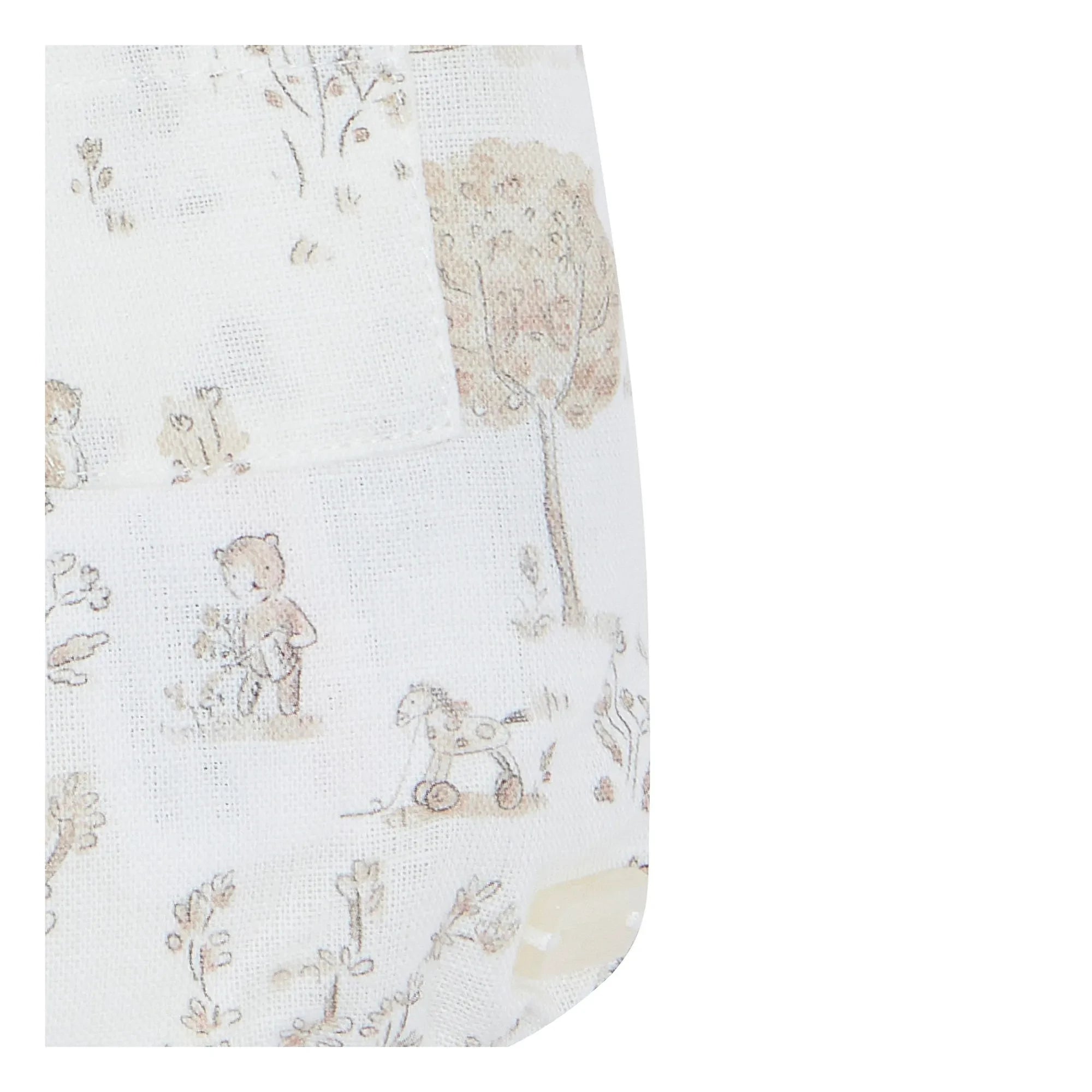 Tartine et Chocolat - Baby Overall and Bodysuit Set | Ecru