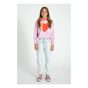 Piupiuchick - Organik Pamuklu Love Sweat | Pembe