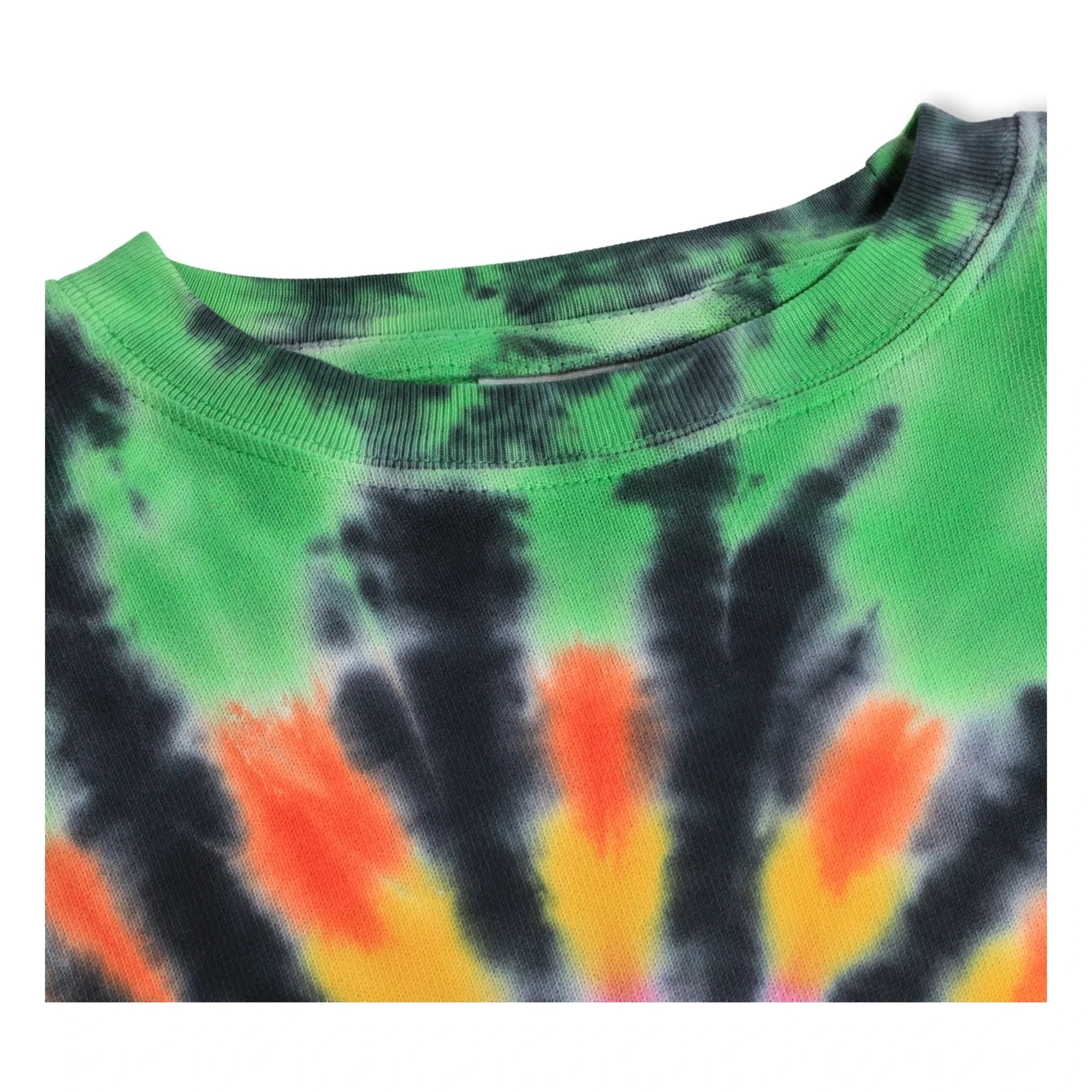 Molo - Memphis Tie and Dye Bio-Baumwoll-Sweatshirt | Schwarz