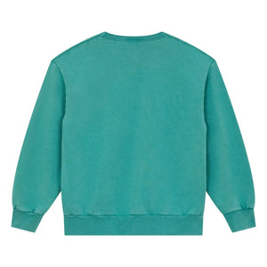 Hundred Pieces - Ryde Wheelers Sweatshirt aus Bio-Baumwolle | Smaragdgrün