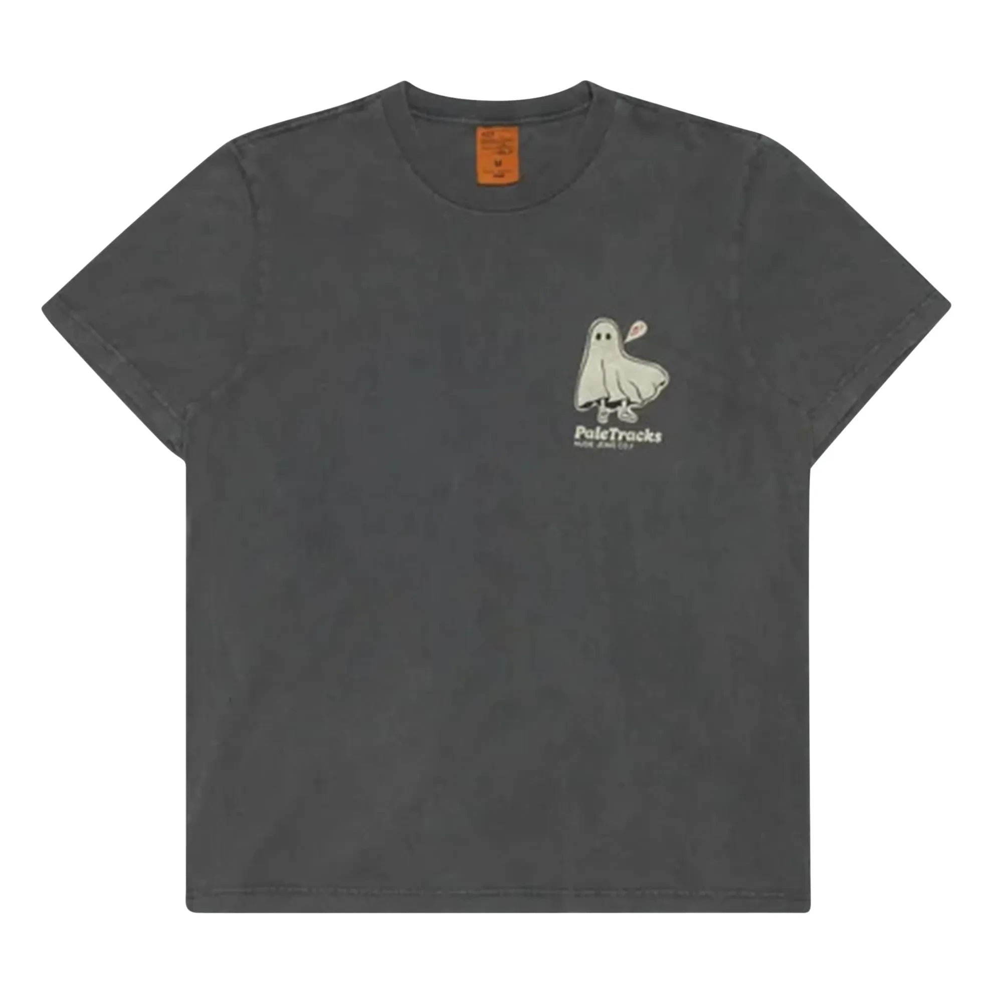 Nudie Jeans - Roy Pale Tracks T-Shirt | Kömür grisi