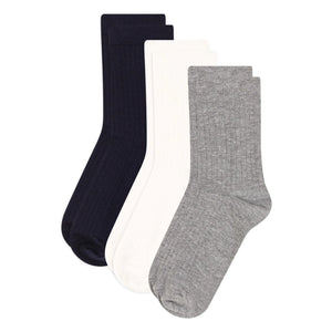Petit Bateau - Socken-Set mit 3 Paar | Grau