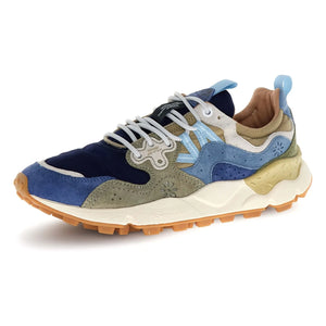 Flower Mountain - Yamano 3 Süet ve Naylon Sneaker | Gece mavisi