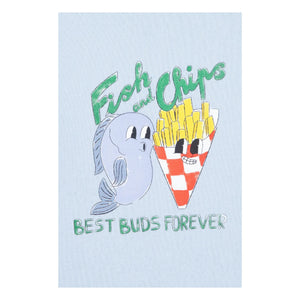 Bonton - Mavi Balık Sweat Smile