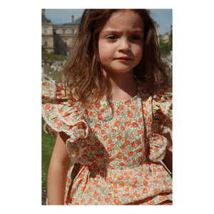 Konges Sløjd - Verbena Organic Cotton Blouse | Orange