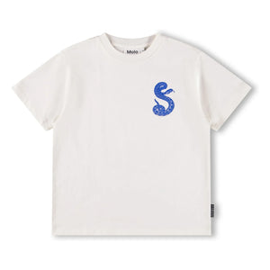 Molo - Rodney Snake T-Shirt Bio-Baumwolle | Weiß