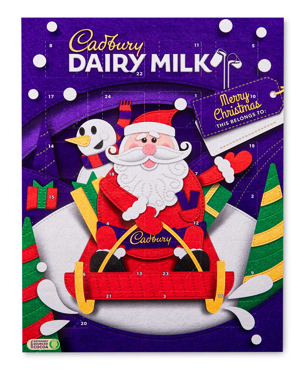 Cadbury - Yeni Yıl Çikolata Advent Hediye Paketi-Dinossi