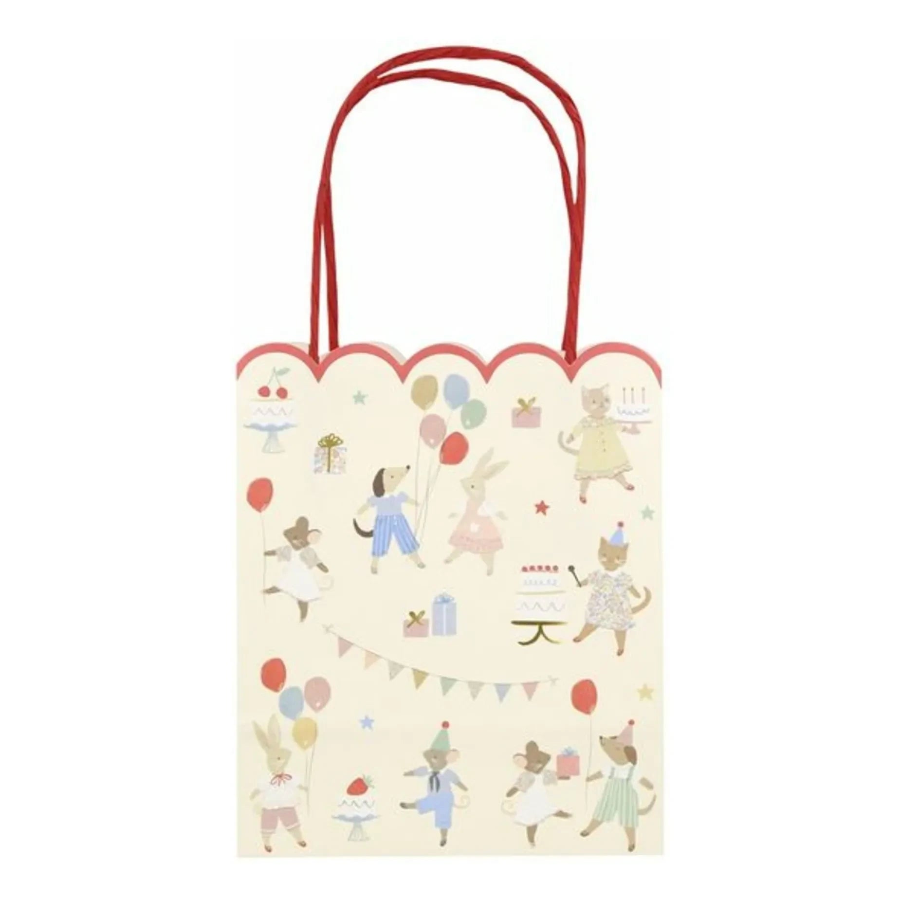Meri Meri - Animal Friends Birthday Bags - 8-Pack