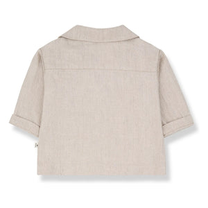1+ in the family - Perratallada Leinenhemd | Beige