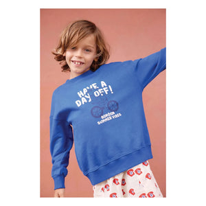 Bonton - Sweat Lame Day Off | Kraliyet mavisi