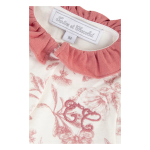 Tartine et Chocolat - Dors-bien Toile de Jouy Pijama | Şeftali