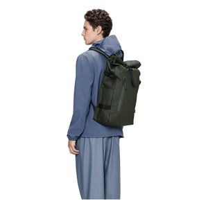 Rains - Rolltop Sırt Çantası Large | Koyu Yeşil