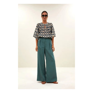 By Bar – Celin Gestreifte Hose | Grün