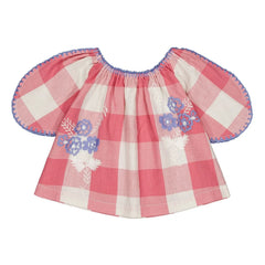 Hallo Simone – Bluse Marlette Kariert | Rosa