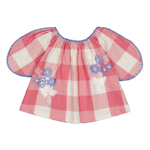 Hallo Simone – Bluse Marlette Kariert | Rosa