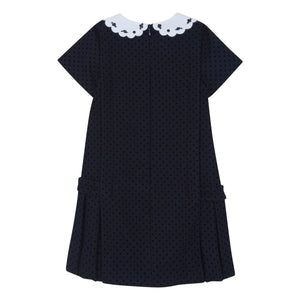 Tartine et Chocolat - Claudine yaka elbise | Lacivert