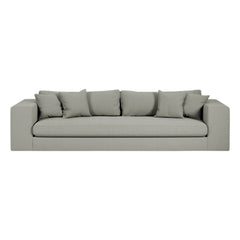 Panac Edition - Bellechasse 3-Seater Sofa, Cotton and Linen - 245 cm | Gray