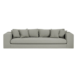 Panac Edition - Bellechasse 3-Seater Sofa, Cotton and Linen - 245 cm | Gray