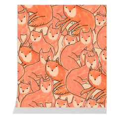Season Paper - Fox Croud Tapete