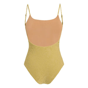 OAS - Tropi Brisa Textured Swimsuit | Yellow Green
