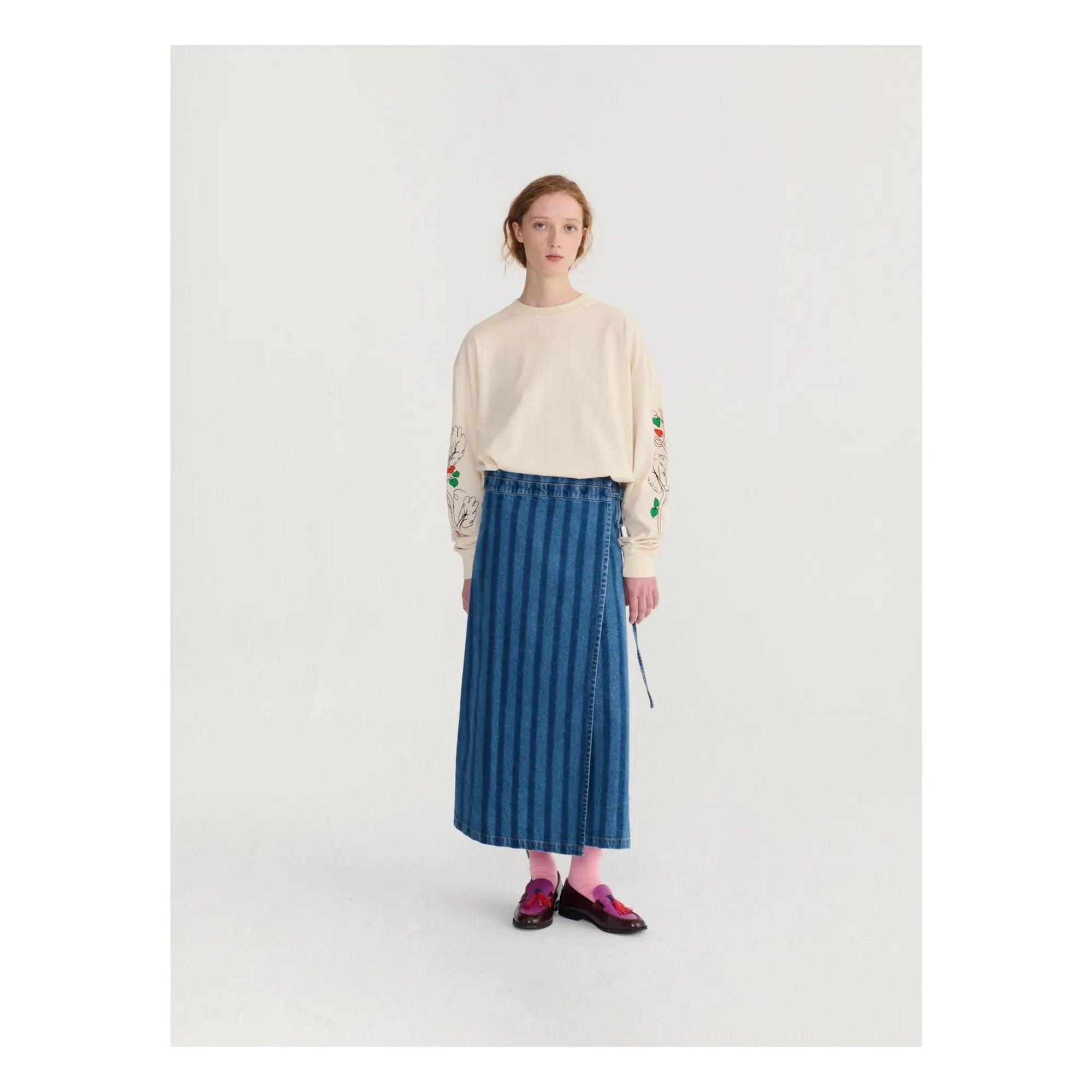 Bobo Choses - Denim Bio-Baumwoll-Rock | Blau