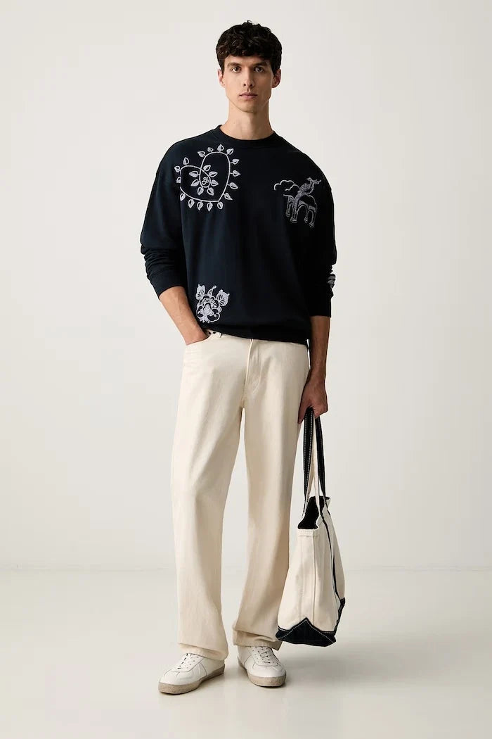 Scotch & Soda erkek pamuklu sweatshirt