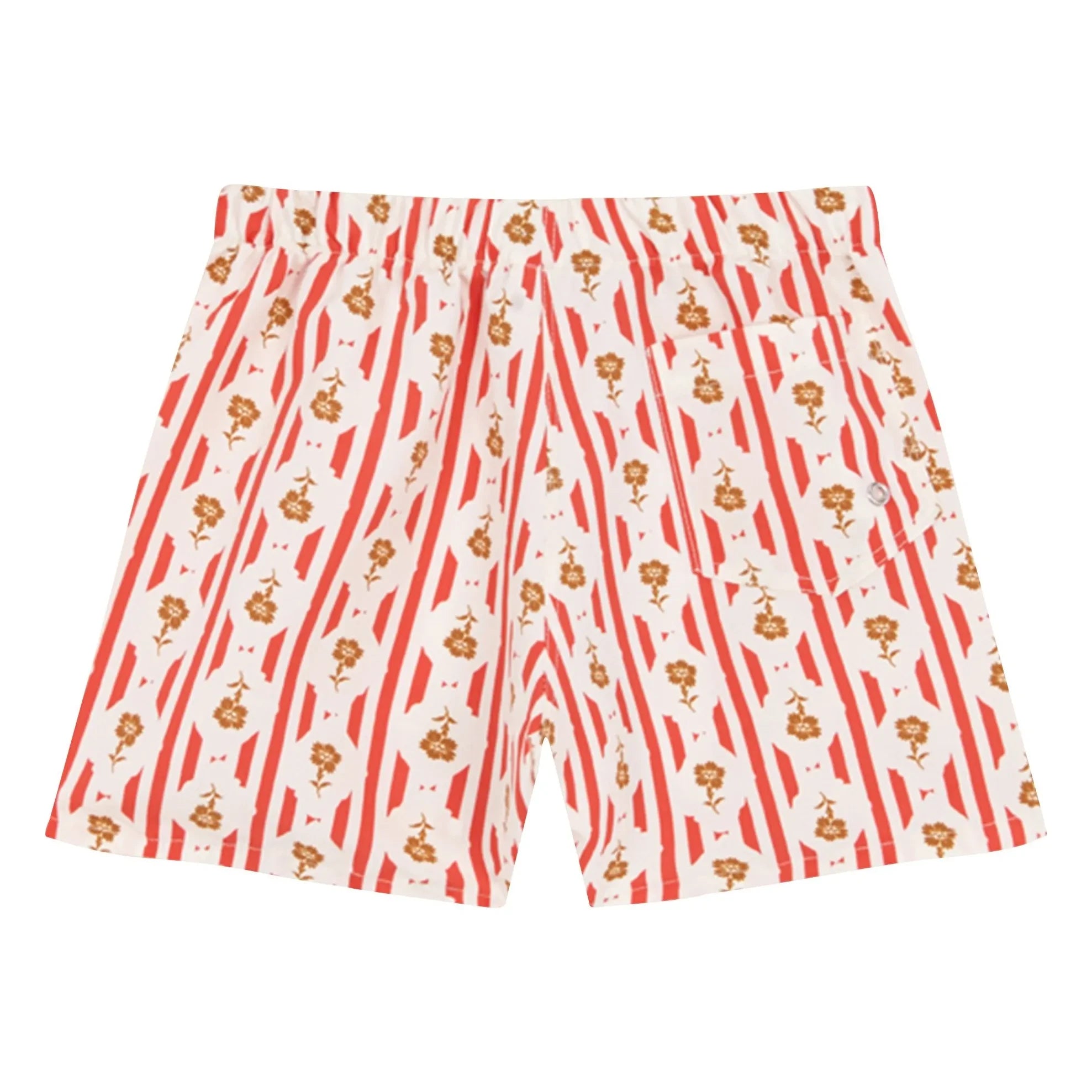 birinit - Valonga Badeshorts mit Blumenmuster | Rot