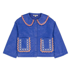 Hello Simone - Duchesse Velvet Jacket | Blue