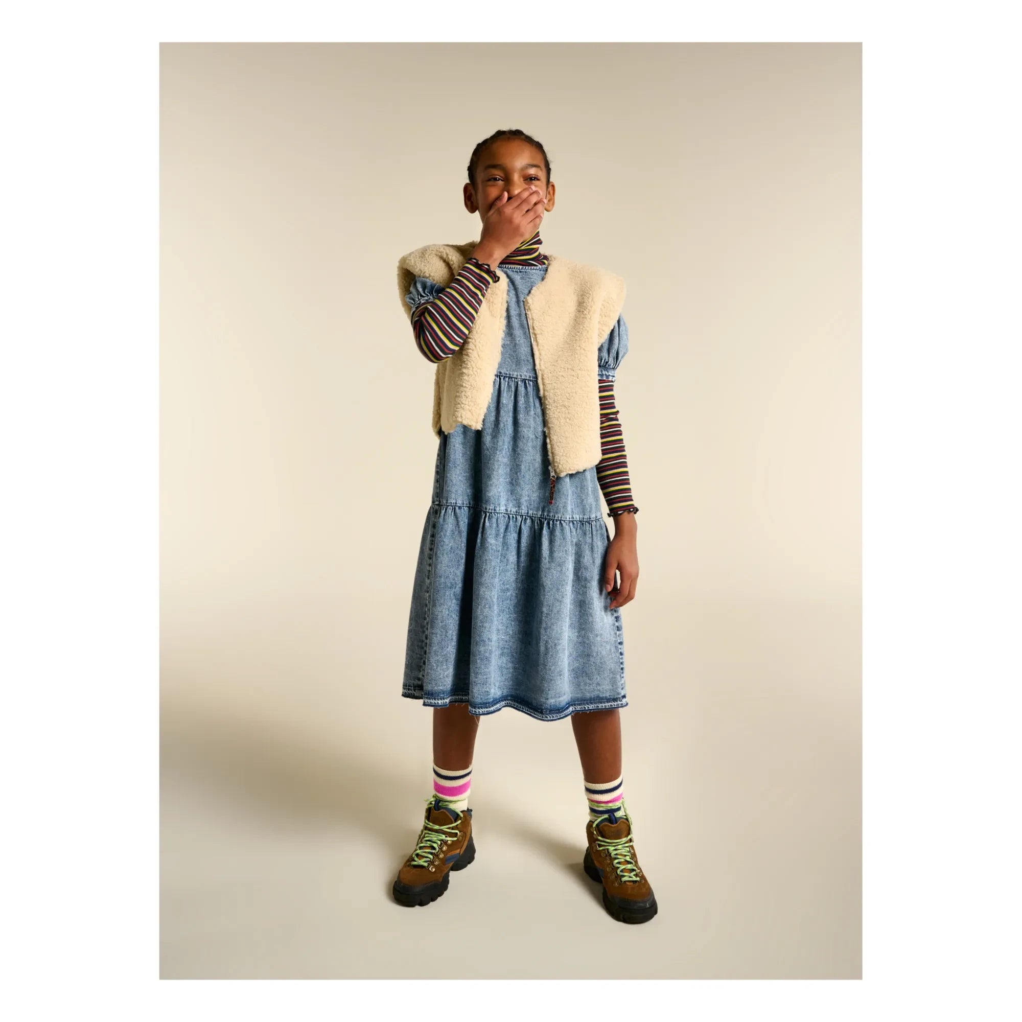 Bellerose - Atomic Jeans-Kleid | Eisblau Denim