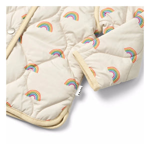 Molo - Harrie Rainbow Jacke aus recycelten Fasern | Ecru