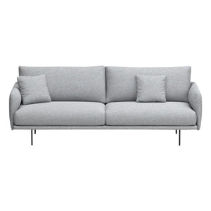 Panac Edition - Isly 3 Kişilik Kanepe, Heathered Kumaş - 205 cm | Gri