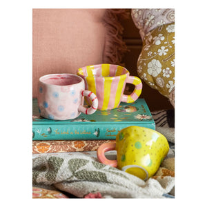 Bloomingville Mini - Seramik kupa Nini | Pembe