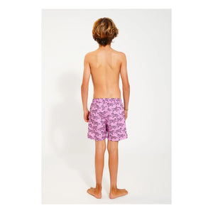 Piupiuchick - Badeshorts Tiger recycelte Fasern | Lila