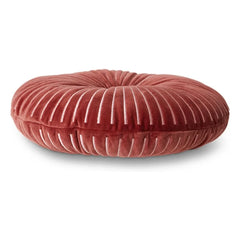 HKliving - Ripple kadife yastık | Pembe