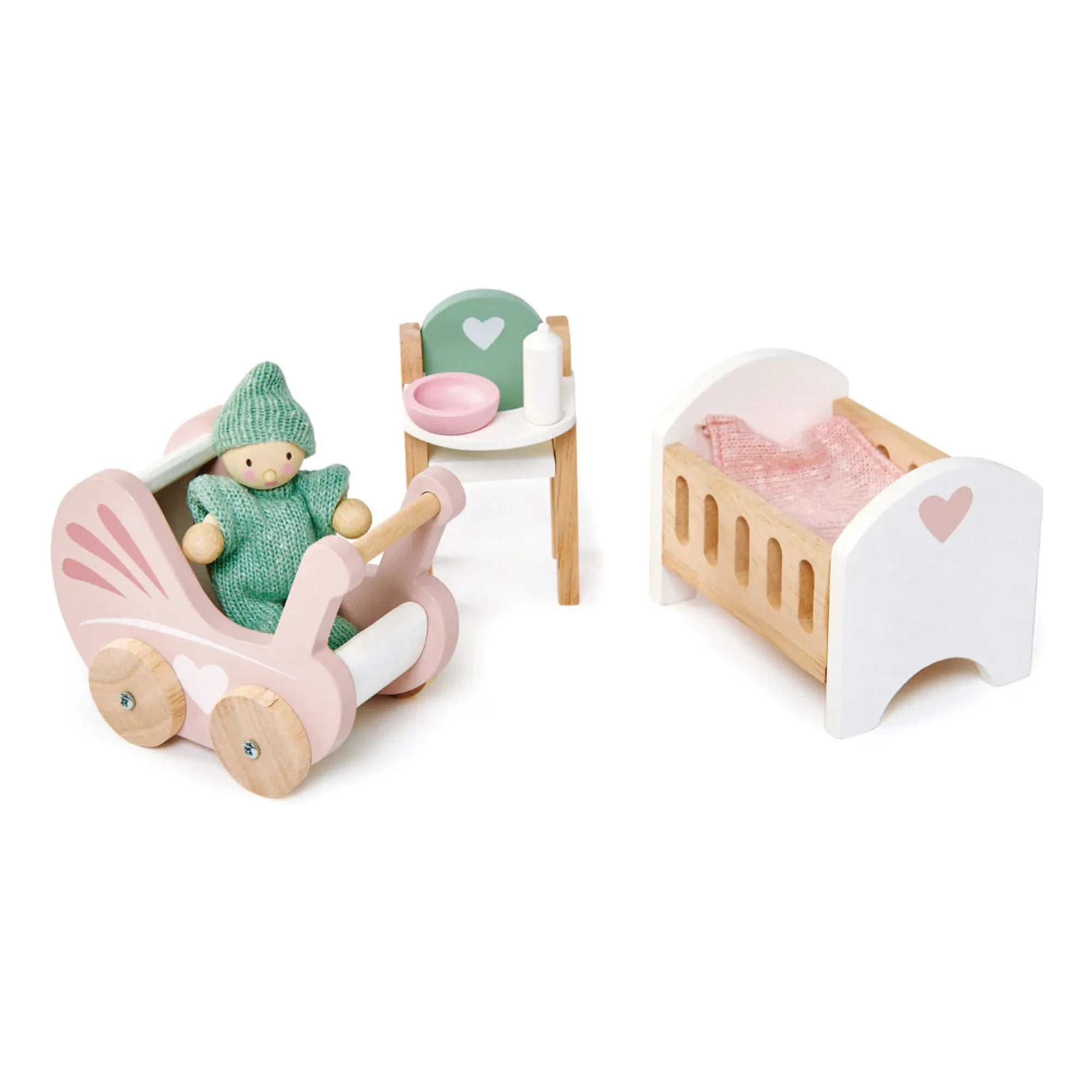 Tender Leaf Toys - Doll’s House Children's Room Furniture Set