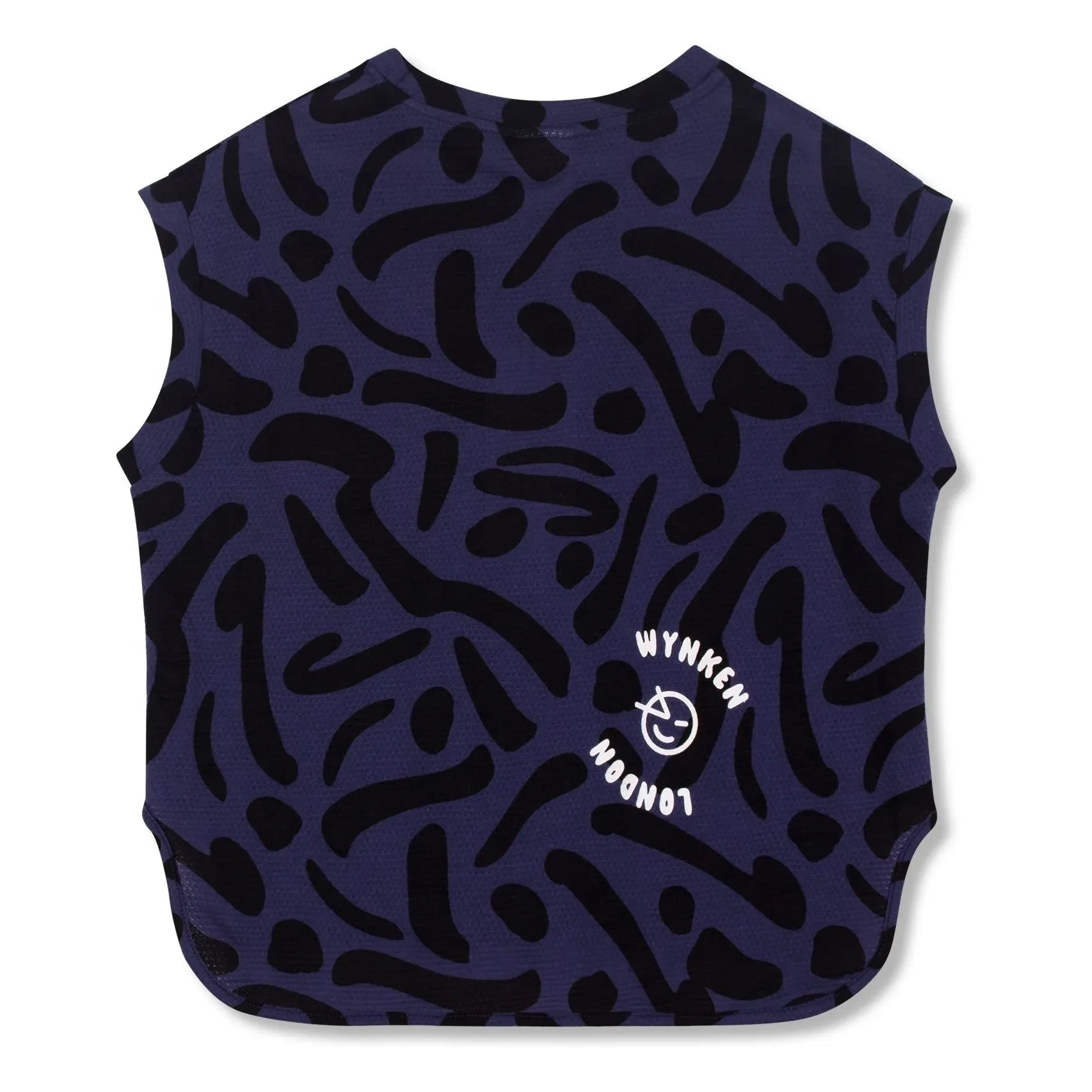 Wynken - Organic Cotton Sleeveless Sweatshirt | Navy Blue