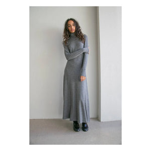 THEAVANT - Yün Balıkçı Yaka Elbise | Gri