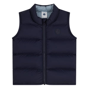 Petit Bateau - Ärmellose gesteppte Babyweste | Marineblau