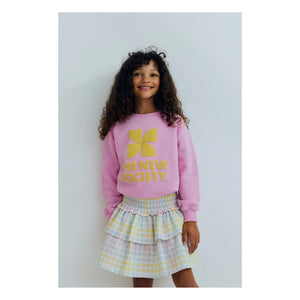 the new society - TNS Logo Sweatshirt | Rosa