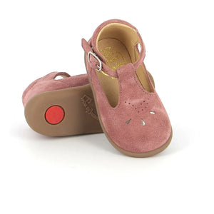 Pom d'Api - Salomé Samt-Sandalen | Rosa